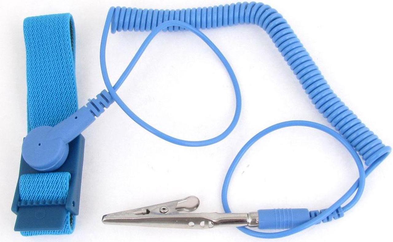 Blue Anti-static Antistatic ESD Ground Strap Wrist Band Grounding Bracelet