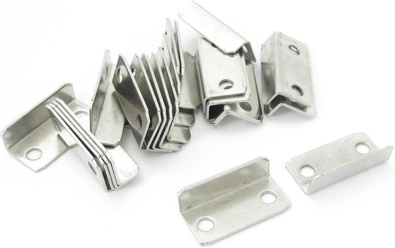 25 Pcs Cabinet Cupboard Drawer Lock Strike Plate Replacements 1.1" Long