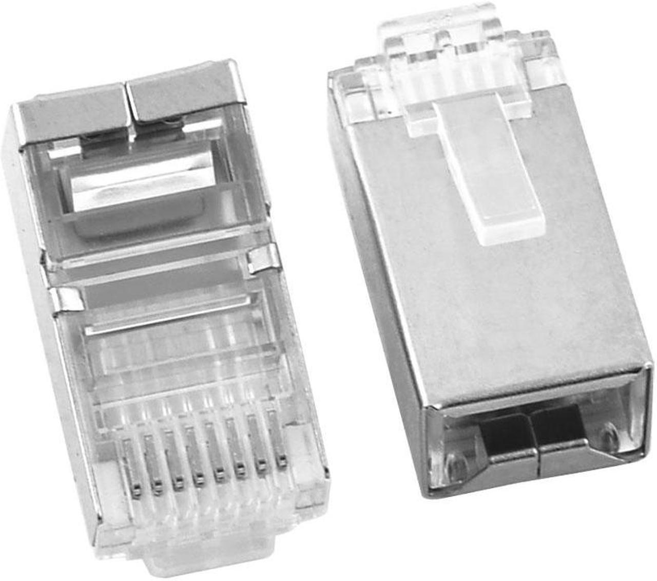 Alt view image 2 of 2 - 11pcs RJ45 8P8C CAT5 Modular Plug Ethernet Network Shielded Crimp Connector