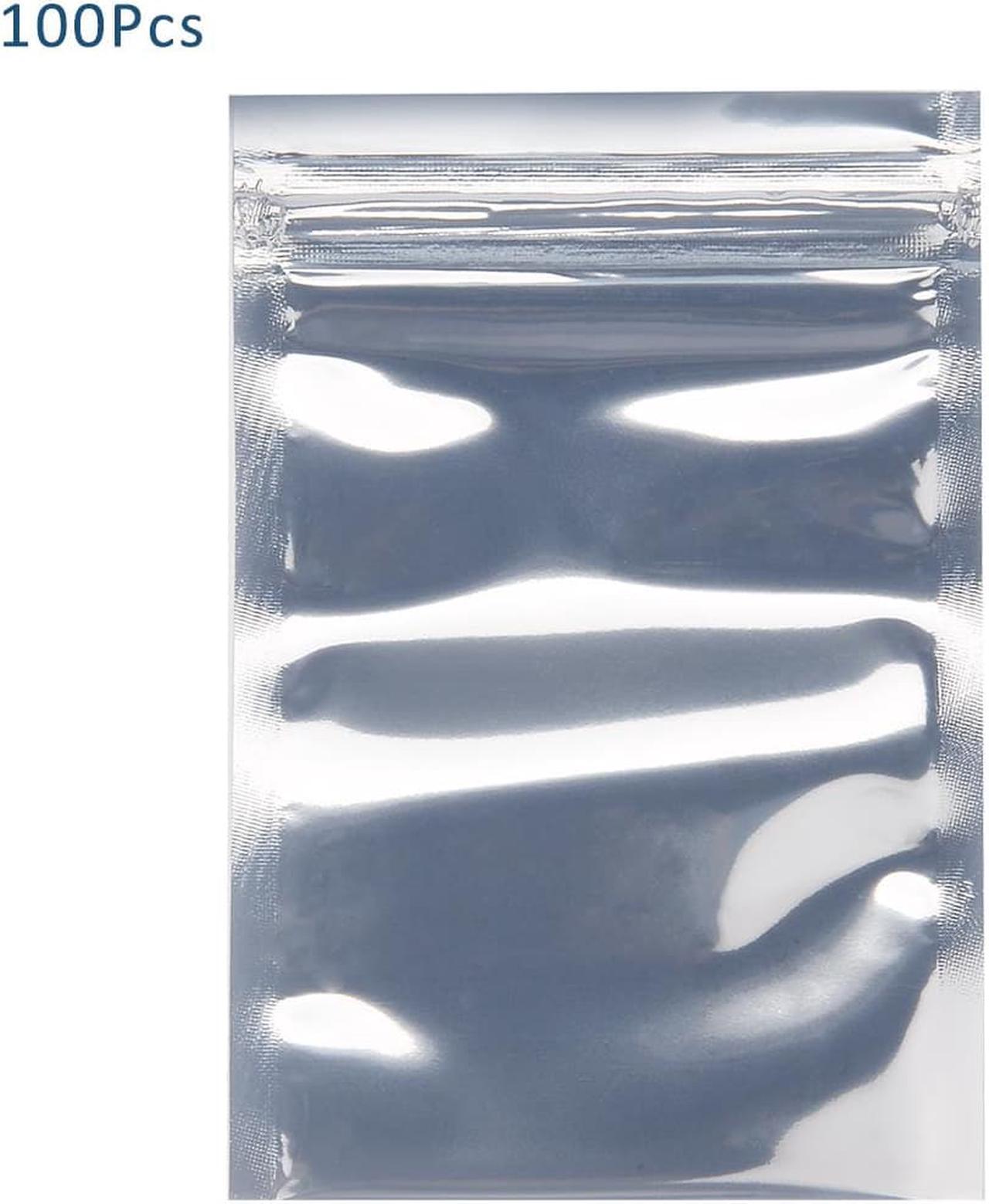 Alt view image 2 of 6 - 100PCS 3.2"x4.7" 80x120mm Anti-Static Zip Lock Shielding Bags f Elec Device HDD