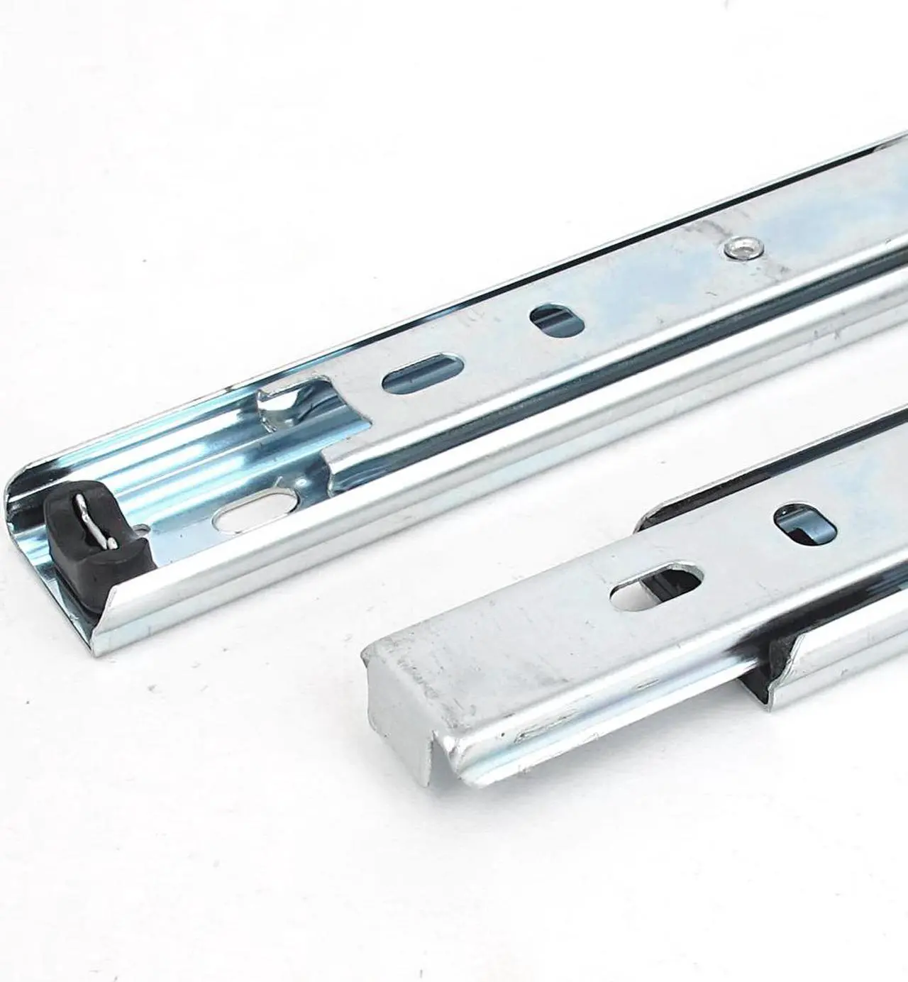 Alt view image 3 of 3 - 2pcs 13" Side Mount Ball Bearing Cabinet Keyboard Tray Drawer Slides
