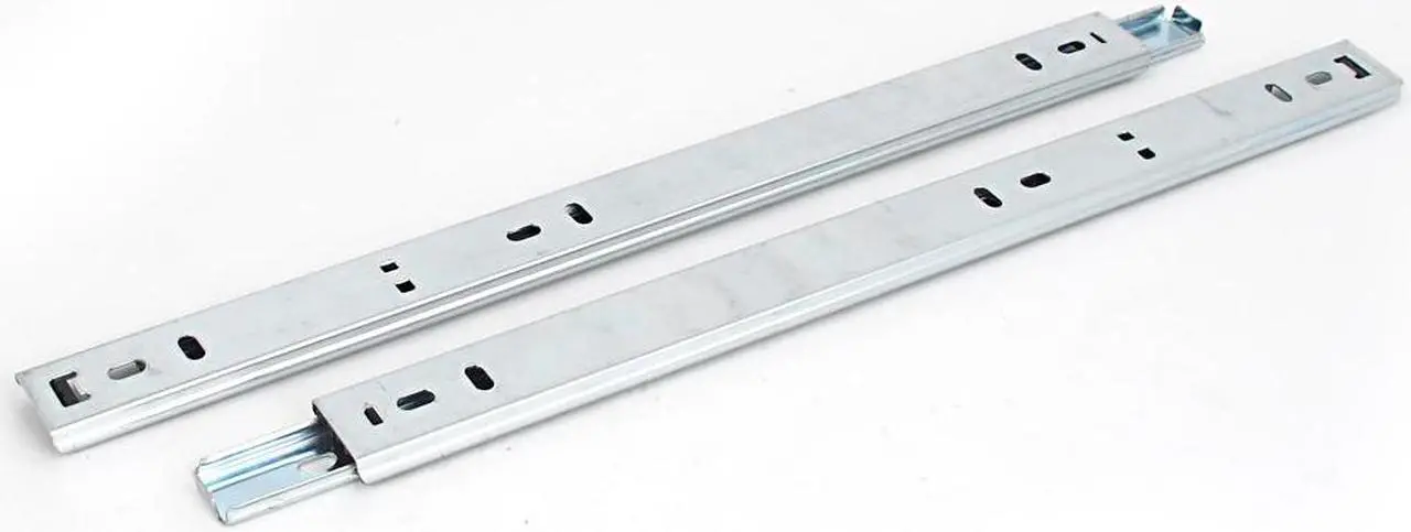 Alt view image 2 of 3 - 2pcs 13" Side Mount Ball Bearing Cabinet Keyboard Tray Drawer Slides