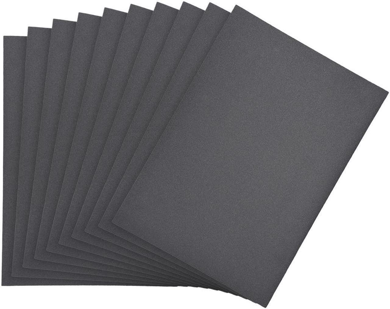 500 Grits Wet Dry Sandpaper, 11 x 9" Waterproof Sandpaper Sheets Silicon Carbide 10pcs