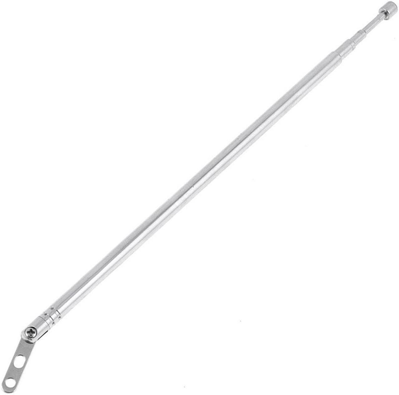 61.5cm Stainless Steel 4 Section AM FM Radio Telescopic Antenna