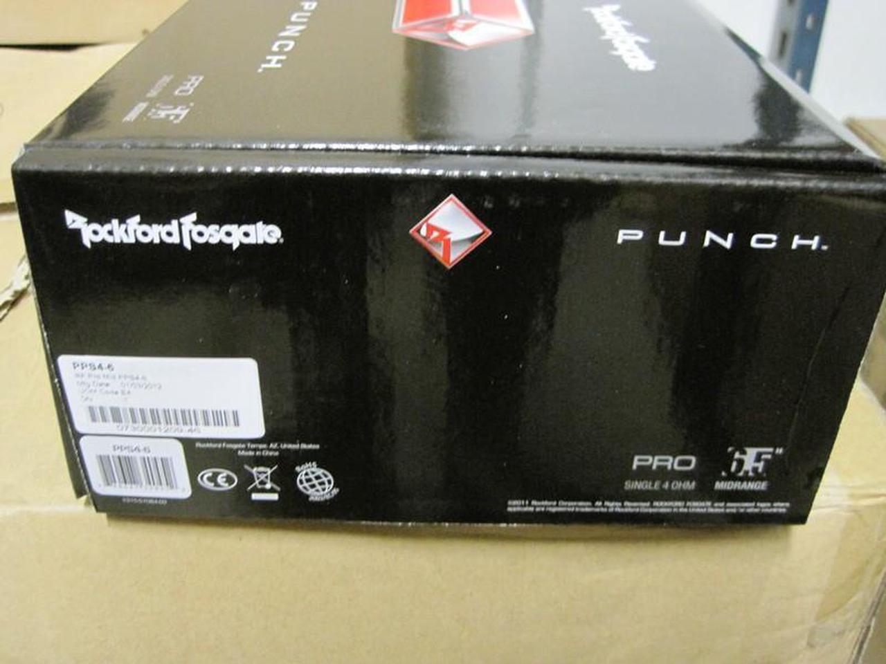 Main image of Rockford Fosgate PPS4-6 6.5" 200W 4-Ohm Impedance Mid-Range Car Speaker (Single)