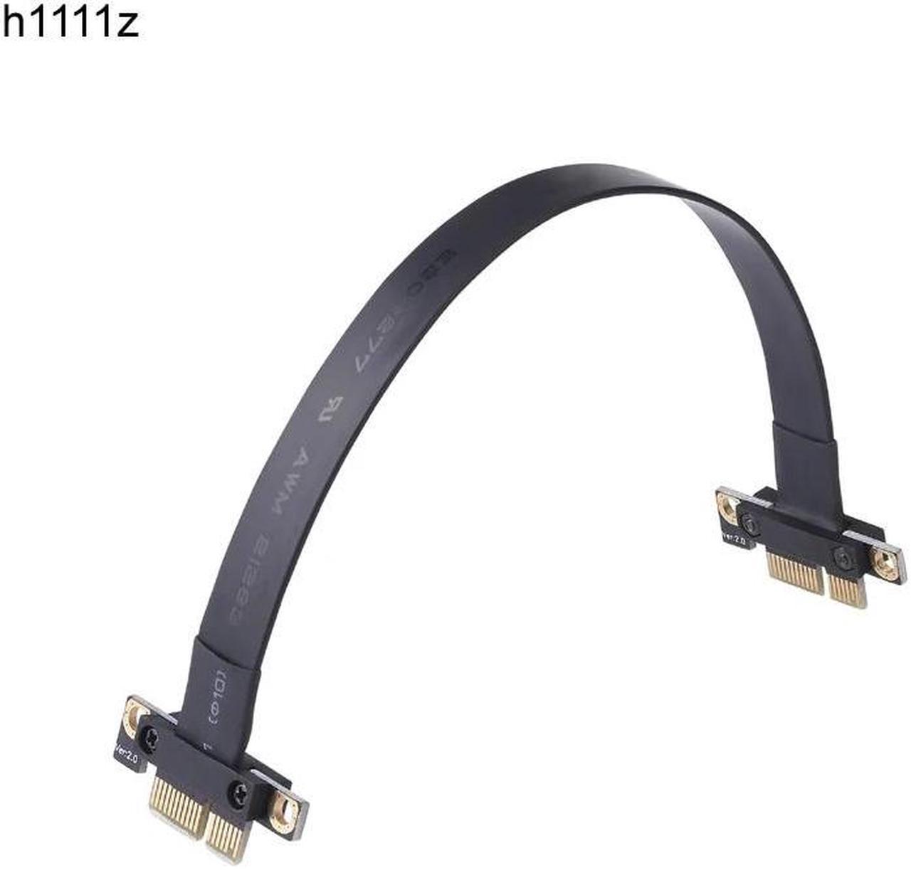 Add On Card PCIE Riser PCI E Express PCI E 1X to 1X Riser Card Extender Ribbon Converter Adapter Extension Cable 24CM for PC