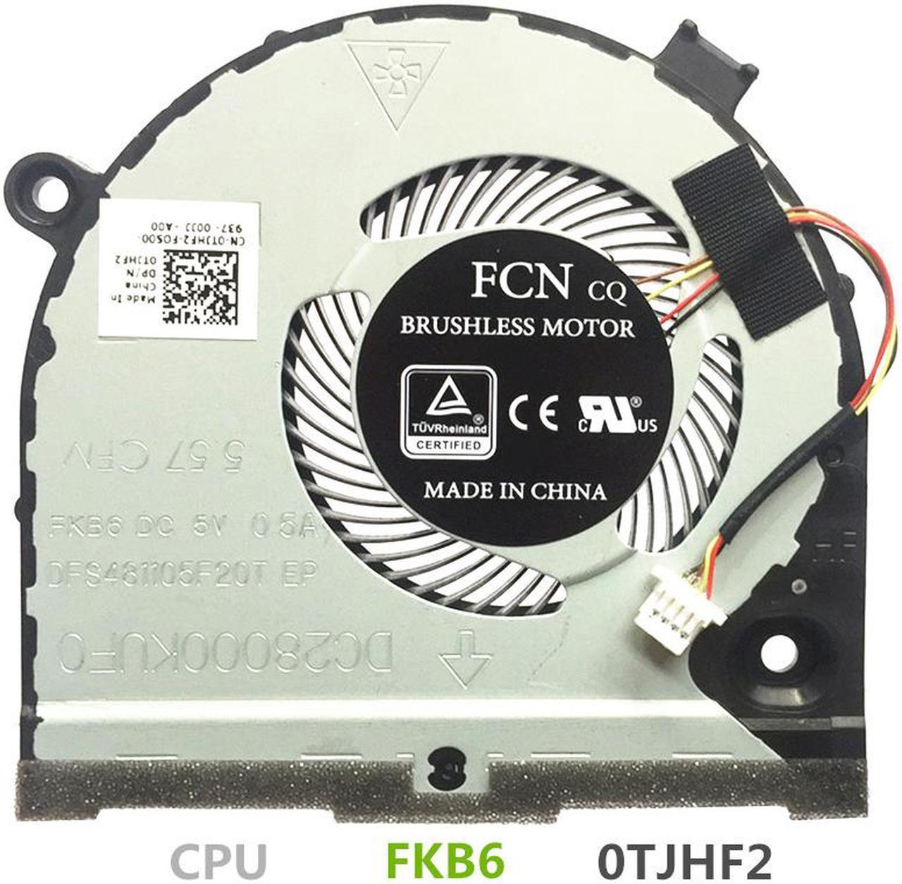 New 4 pin cpu cooling fan for Dell G3 3579 G3-3579 3779  G5-5587  FKB6 OTJHF2 DC28000KUF0 DFS481105F20T EP