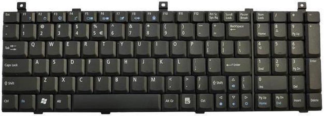 New laptop replacement keyboard for Acer K022602A1 PK13CQ60120 US layout Black color