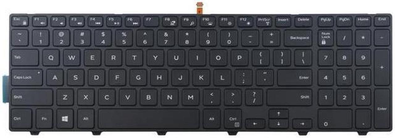 Main image of Laptop backlit keyboard for Dell Latitude 3560 3570 keyboard US layout Black color
