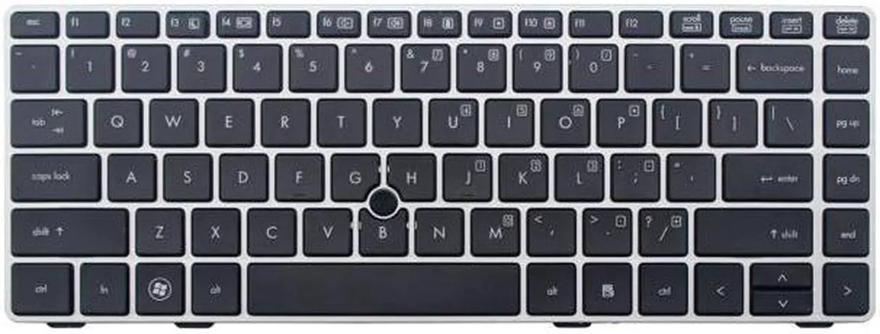 Alt view image 2 of 3 - New keyboard for HP ProBook 6460b 6465b 6470b 6475b US layout With Frame&Mouse Point