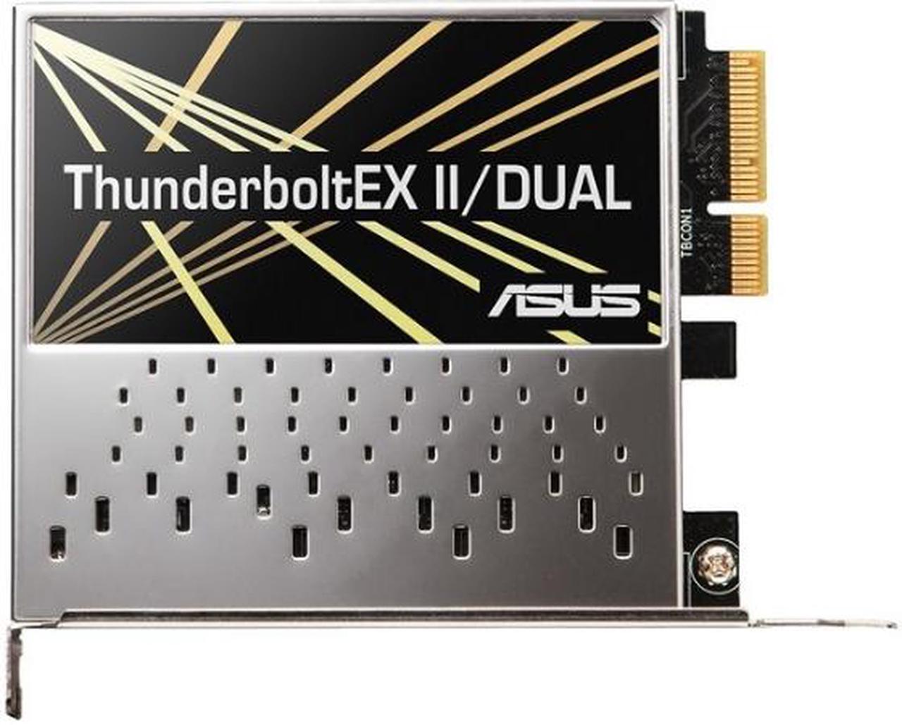 Alt view image 4 of 7 - ASUS ThunderboltEX II/DUAL PCIe Expansion Card 2 Port Thunderbolt 2
