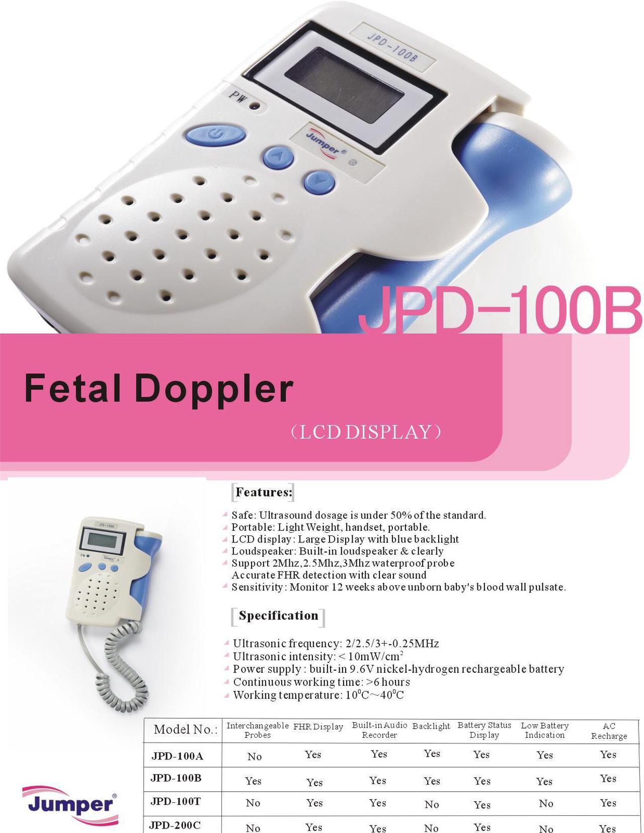 Main image of Angelsounds Fetal Doppler JPD-100B(US PLUG) US Shipping
