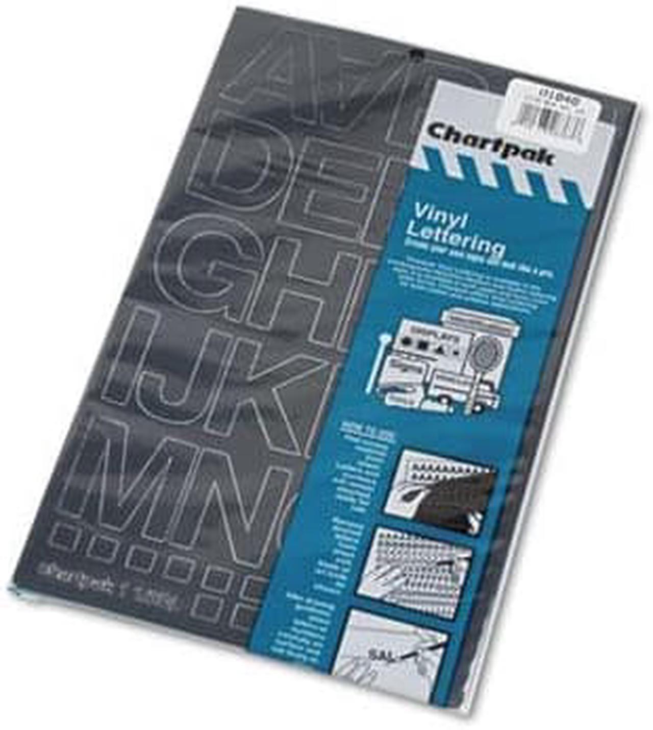 Alt view image 3 of 7 - Press-On Vinyl Letters & Numbers, Self Adhesive, Black, 1 1/2"h, 37/Pa