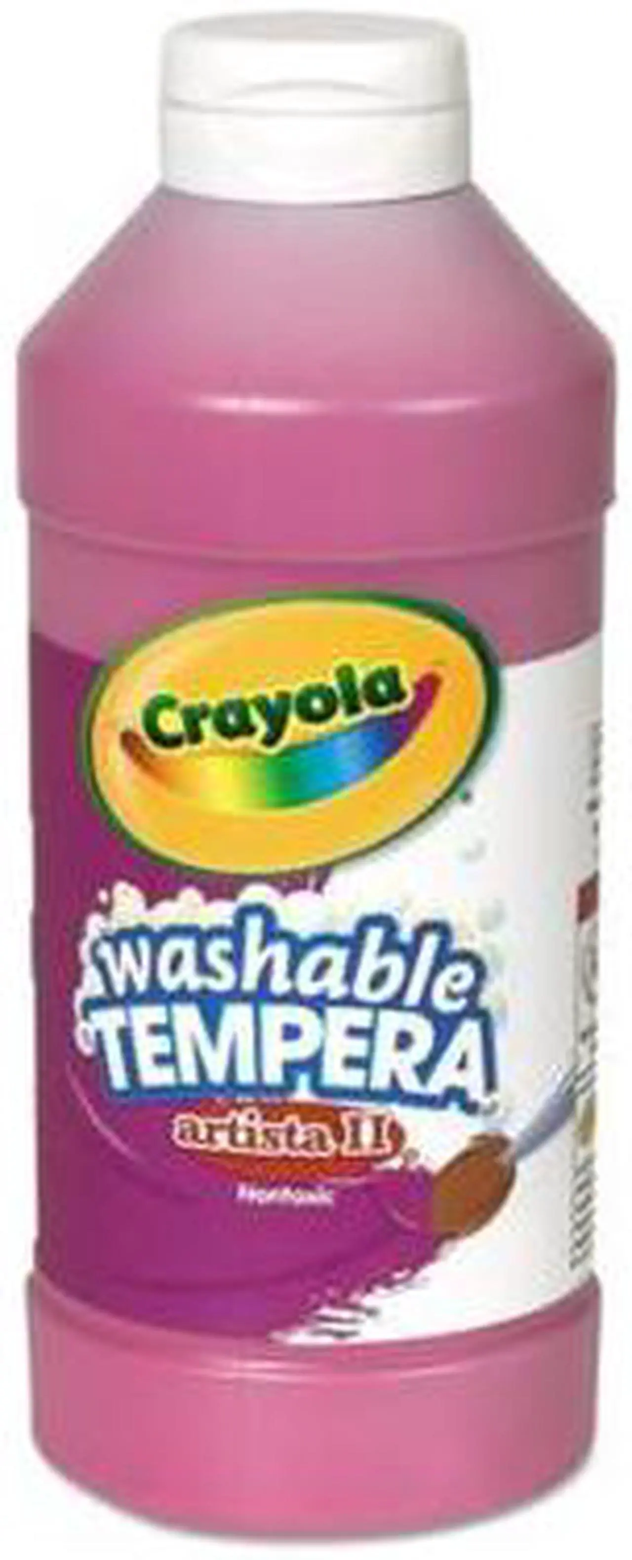 Main image of Crayola Artista II Washable Tempera Paint Magenta 16 oz 543115069
