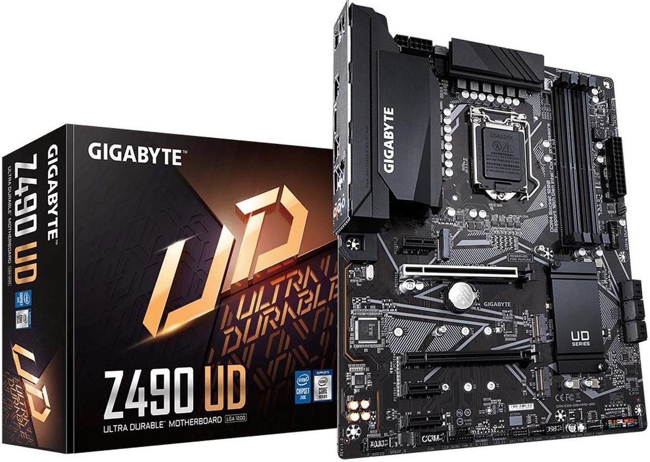 Alt view image 13 of 15 - Gigabyte Ultra Durable Z490 UD LGA-1200 Comet Lake DDR4 ATX Desktop Motherboard