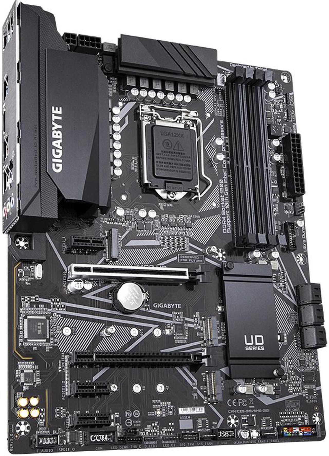 Alt view image 10 of 15 - Gigabyte Ultra Durable Z490 UD LGA-1200 Comet Lake DDR4 ATX Desktop Motherboard