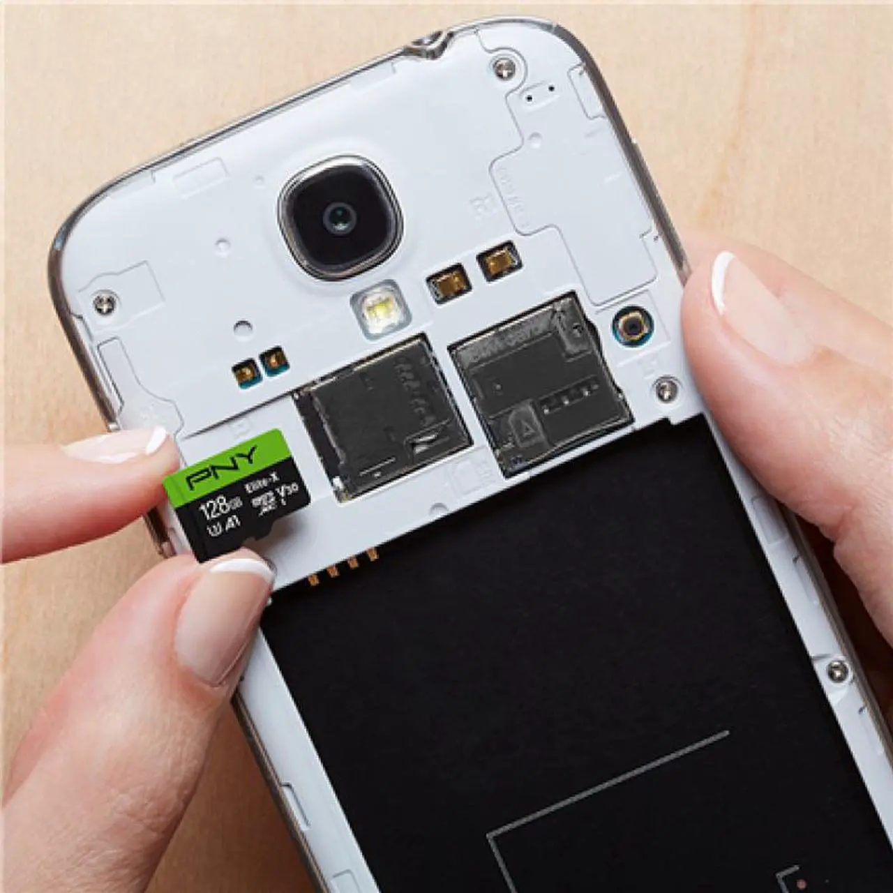 Alt view image 4 of 20 - PNY Elite-X 128 GB Class 10/UHS-I (U3) microSDXC