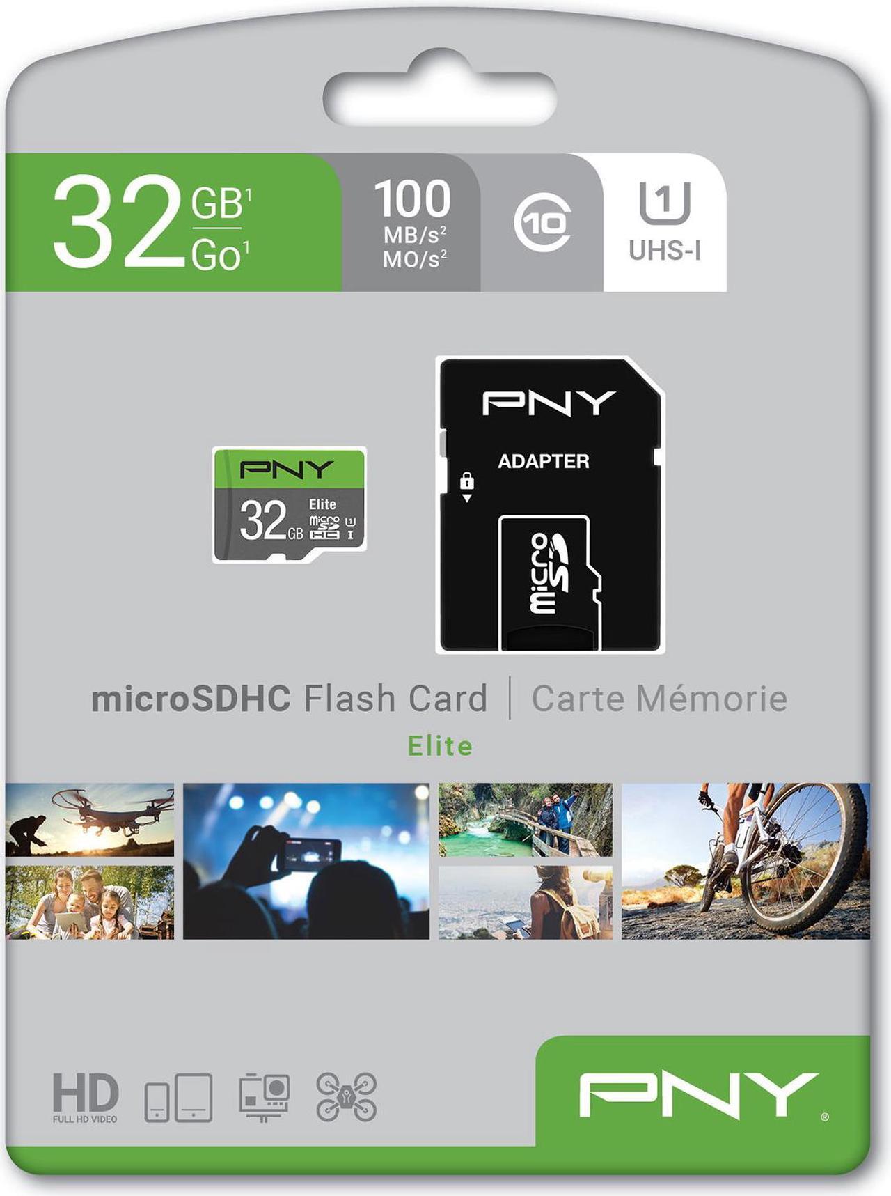 Alt view image 12 of 20 - PNY P-SDU32GUI185GW-GE 32GB Prime Performance SD Card