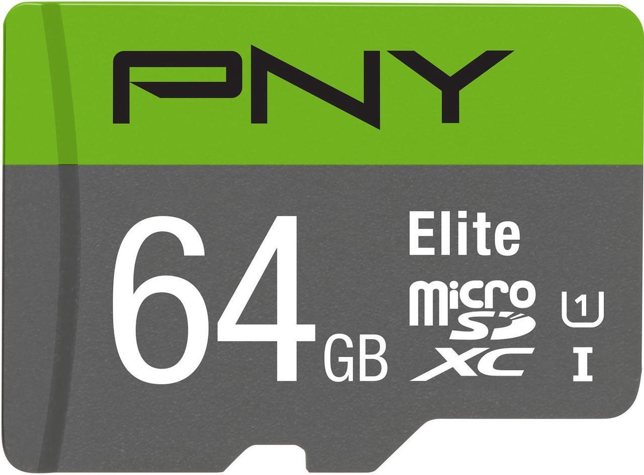 Alt view image 3 of 10 - PNY Elite 64 GB Class 10/UHS-I (U1) microSDXC
