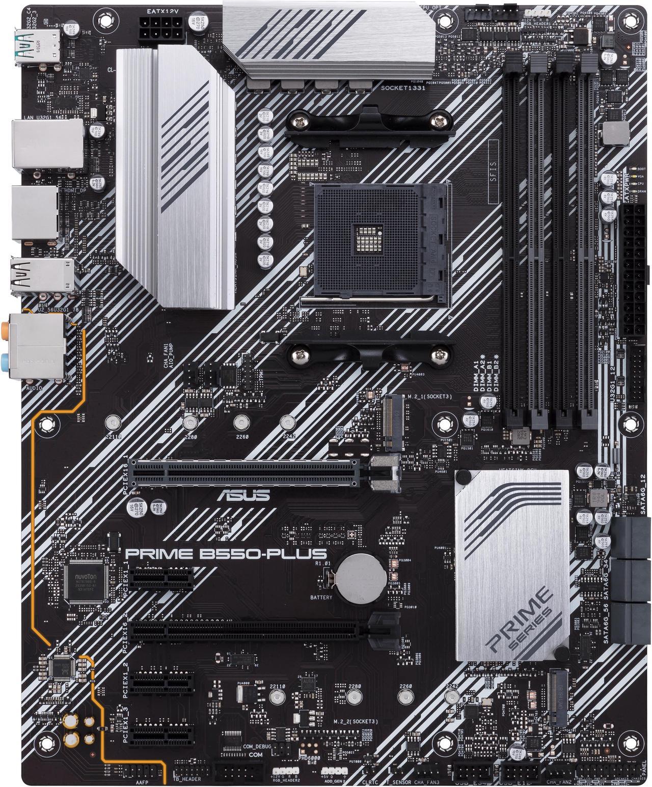 ASUS 90MB14U0-M0EAY0 AM4 AMD B550 SATA 6Gb/s ATX AMD Motherboard