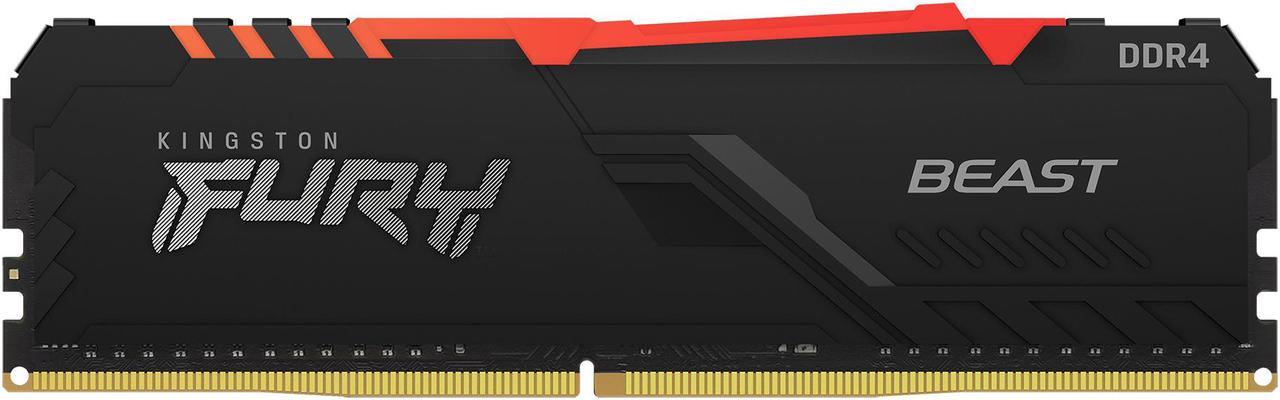 Kingston Fury Beast RGB 16GB DDR4 3200MHz DDR4 Memory Module (1 x 16GB) KF432C16BBA/16