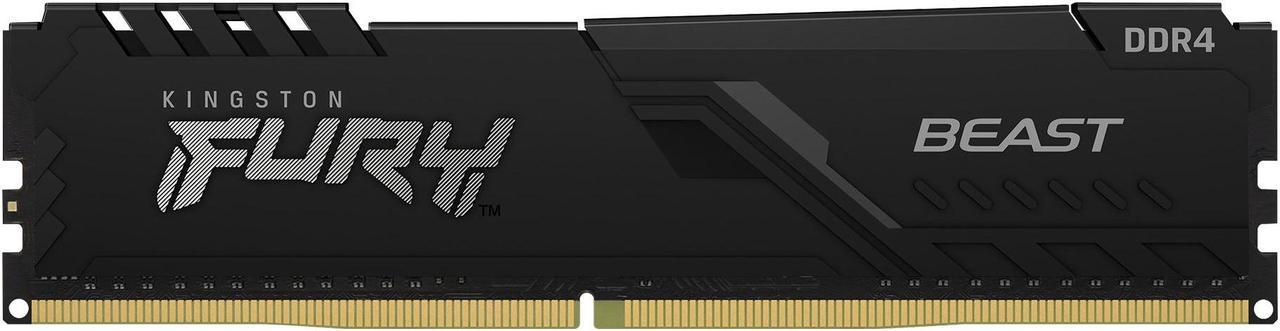 Kingston Fury Beast 16GB DDR4 2666MHz CL16 2Rx8 Memory Module (1 x 16GB) KF426C16BB1/16