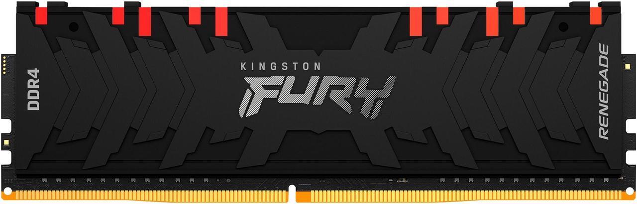 Alt view image 3 of 13 - Kingston Fury Renegade 16GB (2 x 8GB) 288-Pin PC RAM DDR4 3200 (PC4 25600) Desktop Memory Model KF432C16RBAK2/16