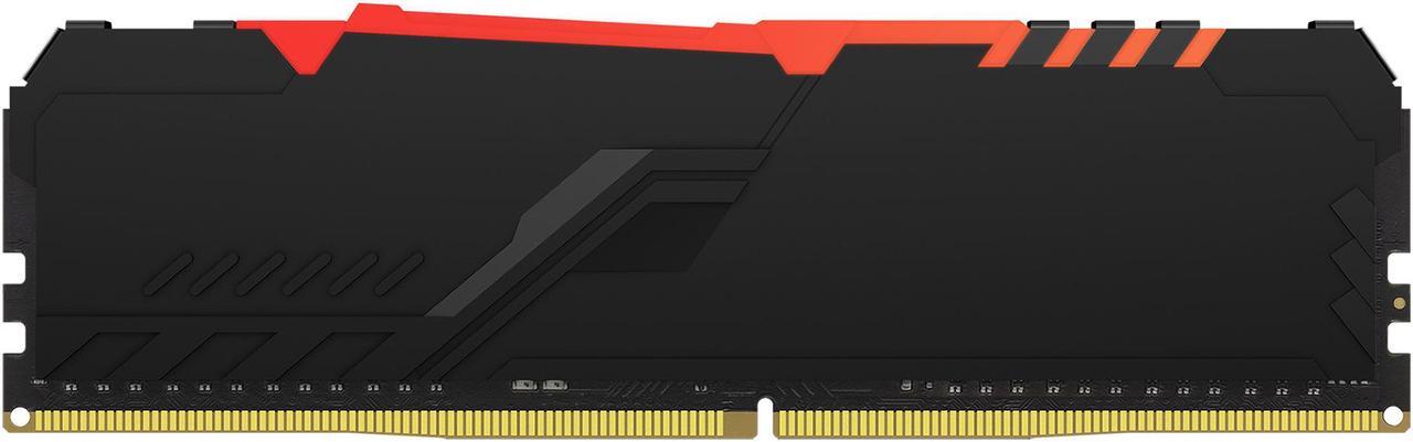 Alt view image 4 of 20 - Kingston Fury Beast RGB 8GB DDR4 3200MHz 288pin DIMM Memory Module KF432C16BBA/8