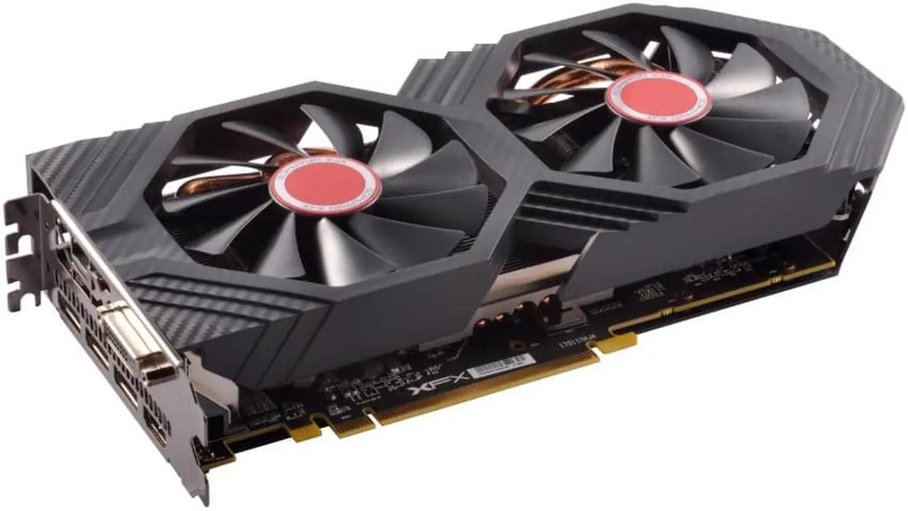Alt view image 10 of 16 - XFX Radeon RX 580 8GB DDR5 PCI Express 3.0 CrossFireX Support Graphics Card RX-580P8DFD6