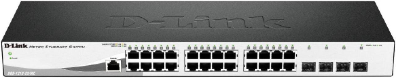 Alt view image 9 of 12 - D-Link WebSmart DGS-1210-28 Ethernet Switch