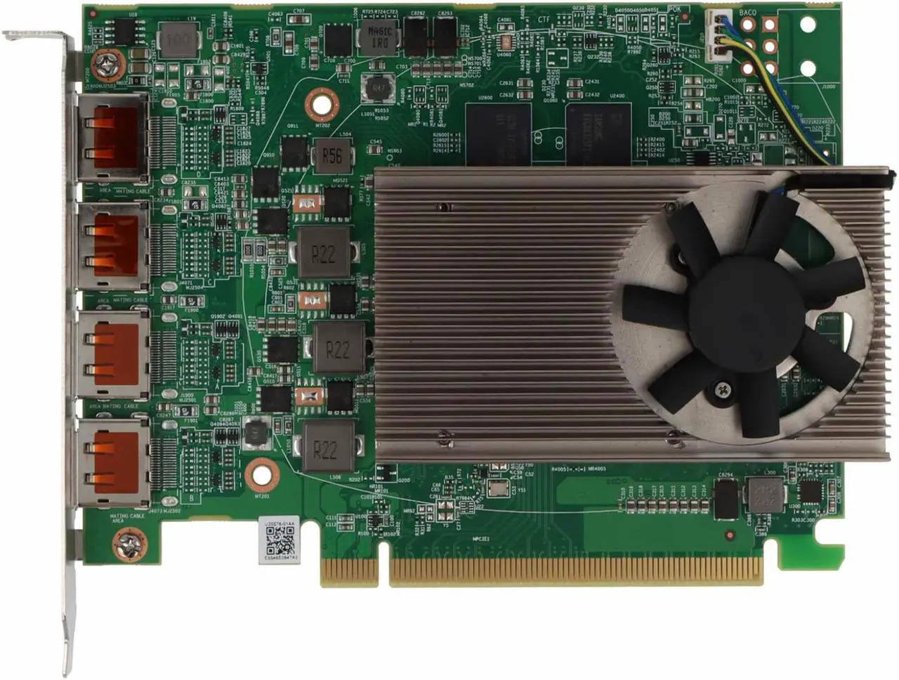 Alt view image 17 of 20 - VisionTek AMD Radeon RX 550 4GB GDDR5 4xDisplayPort Graphics Card 901458