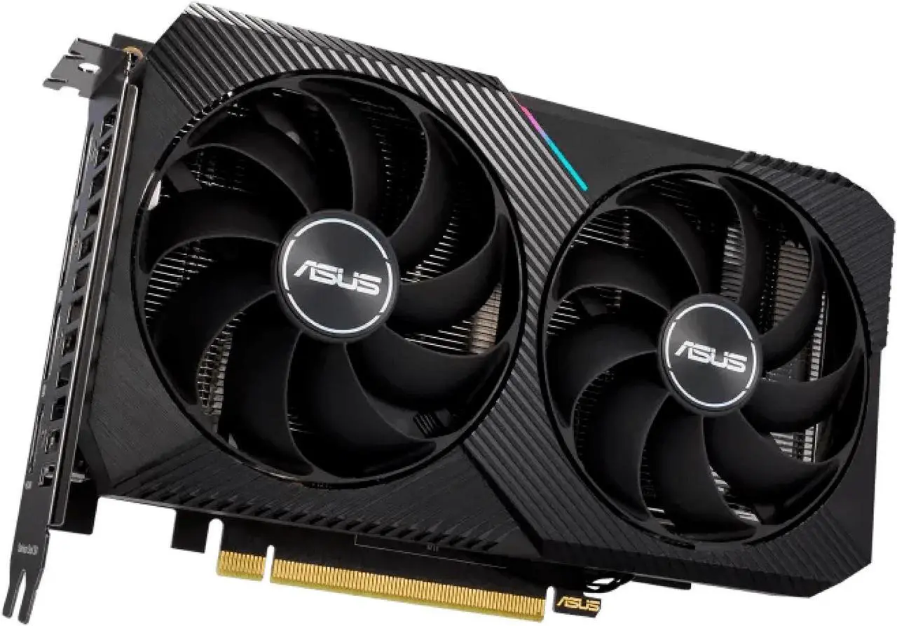 Alt view image 2 of 6 - ASUS Dual GeForce RTX 3050 OC Edition 8GB NVIDIA GDDR6 Graphics Card