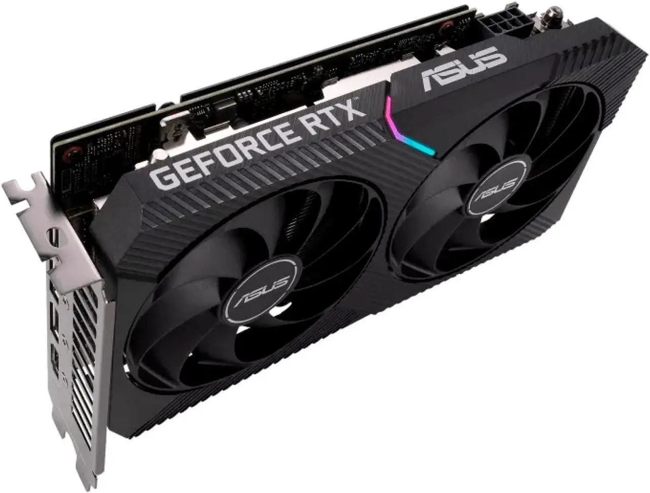 Alt view image 3 of 6 - ASUS Dual GeForce RTX 3050 OC Edition 8GB NVIDIA GDDR6 Graphics Card