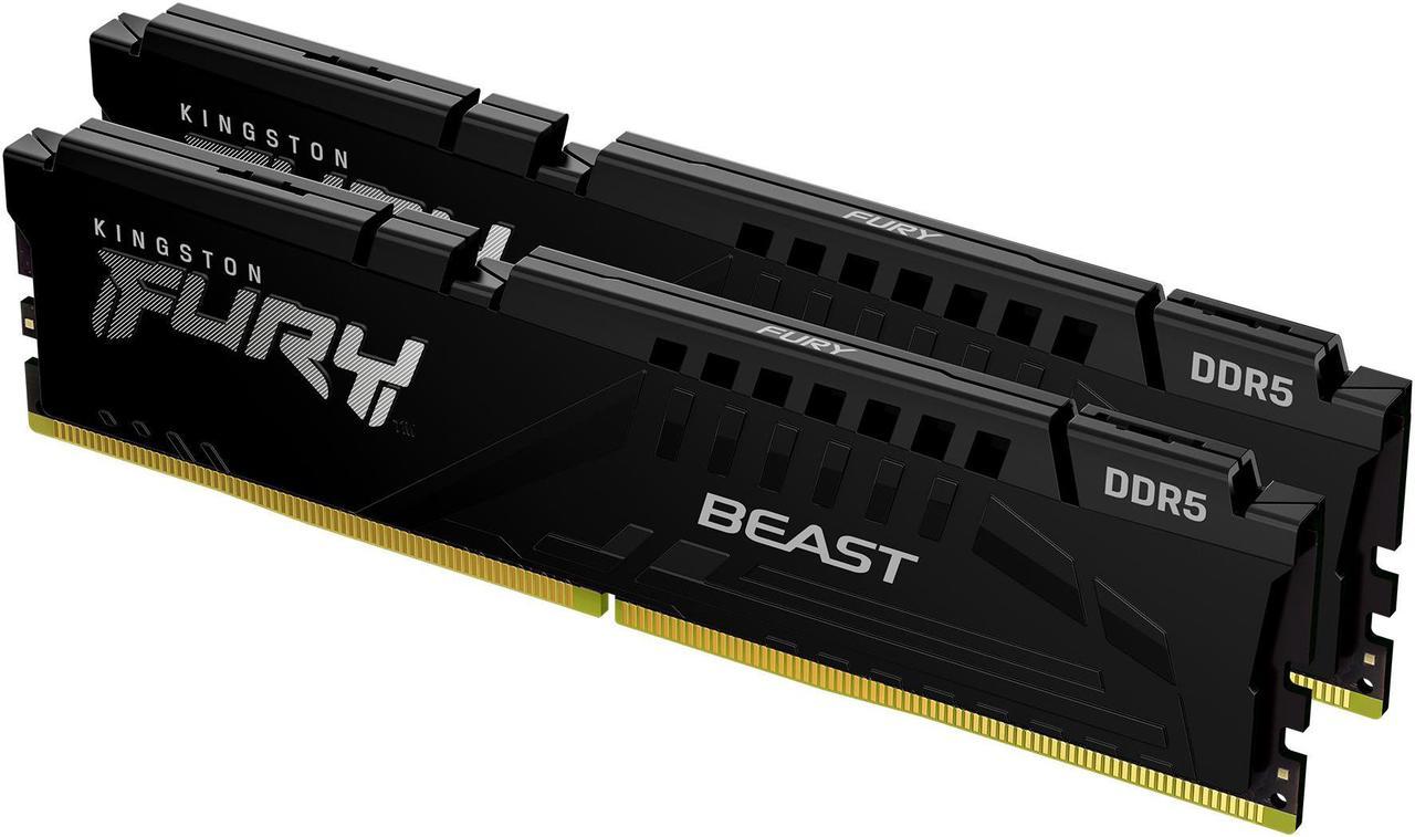 Kingston FURY Beast 64GB 2 x 32GB DDR5 SDRAM Memory Kit KF556C40BBK264