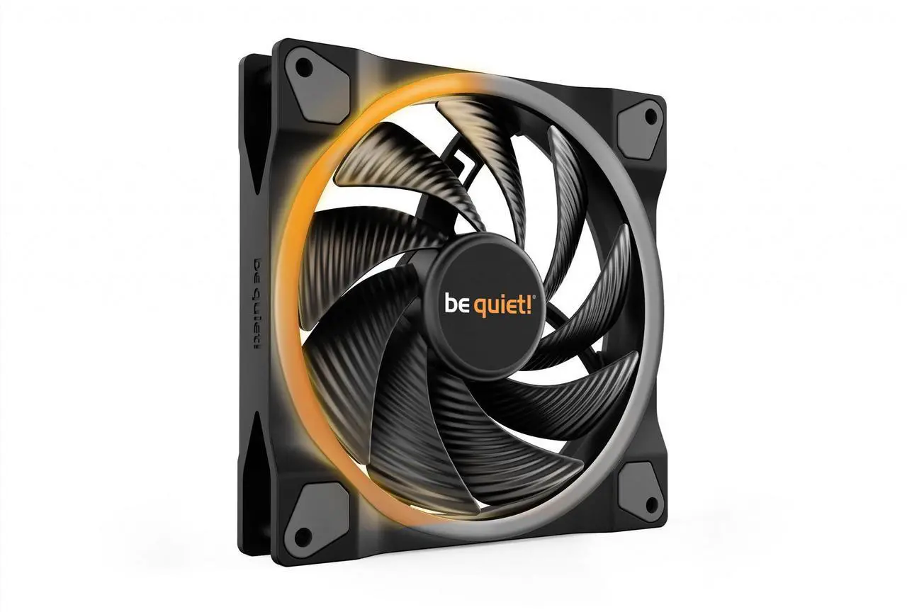 Alt view image 6 of 6 - be quiet! Light Wings 140mm PWM High Speed Low Noise Premium ARGB Cooling Fan | 4-Pin | Ideal for Radiators and Heat Sinks | Black | BL075