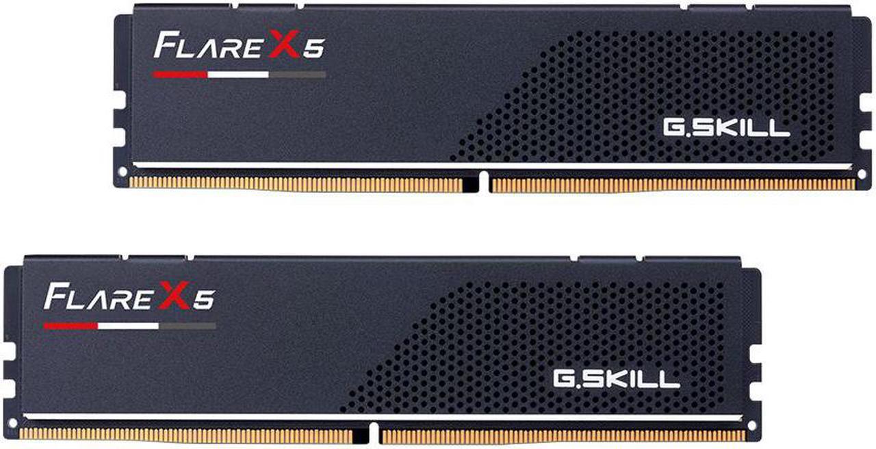 32GB G.Skill DDR5 Flare X5 5600MHz CL36 1.20V Dual Channel Kit (2x 16GB) AMD EXPO Matte Black