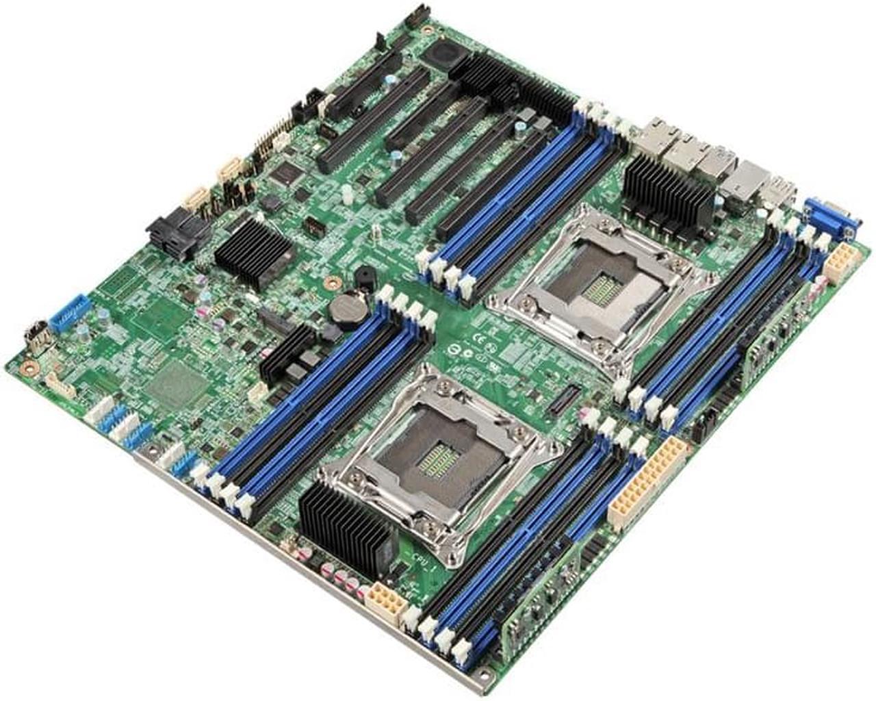 Alt view image 4 of 4 - Intel DBS2600CW2R LGA2011-v3 Socket DDR4 Server Motherboard