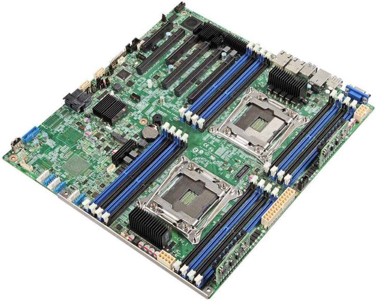 Alt view image 3 of 4 - Intel DBS2600CW2R LGA2011-v3 Socket DDR4 Server Motherboard