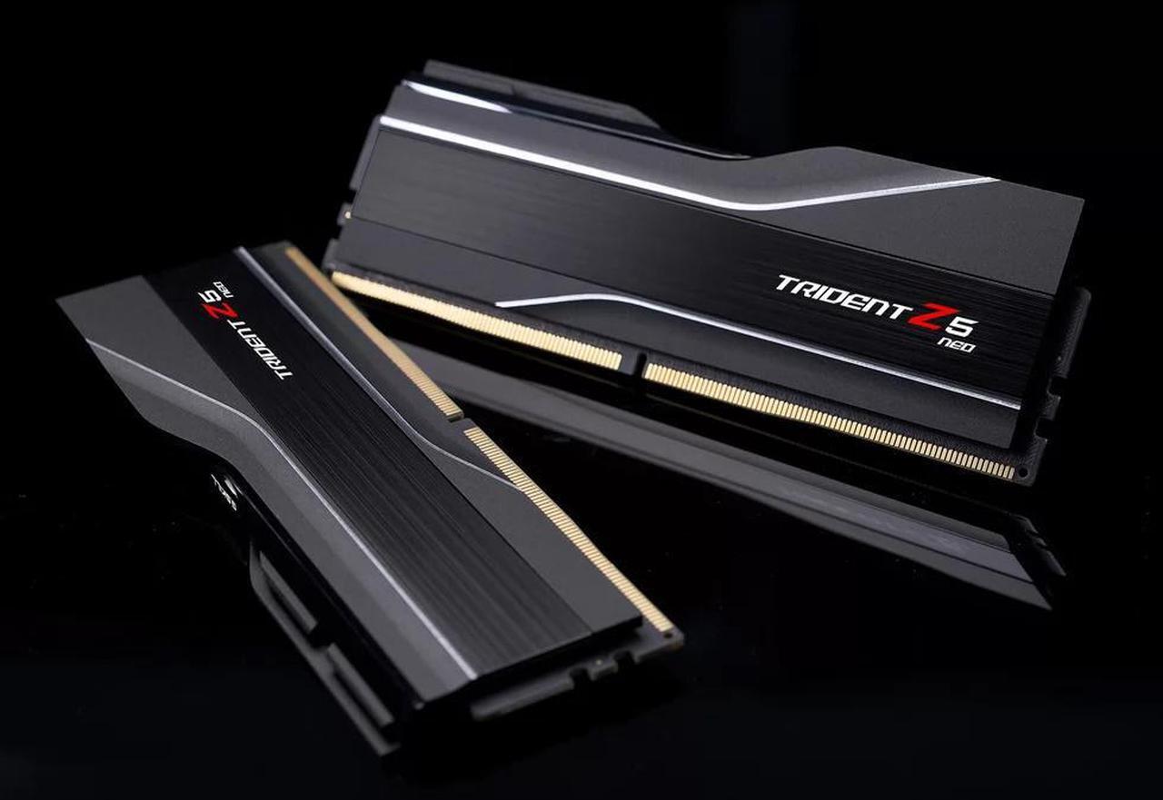 Alt view image 3 of 6 - 32GB G.Skill DDR5 Trident Z5 NEO 6000MHz CL30 1.35V Dual Channel Kit 2x 16GB Black