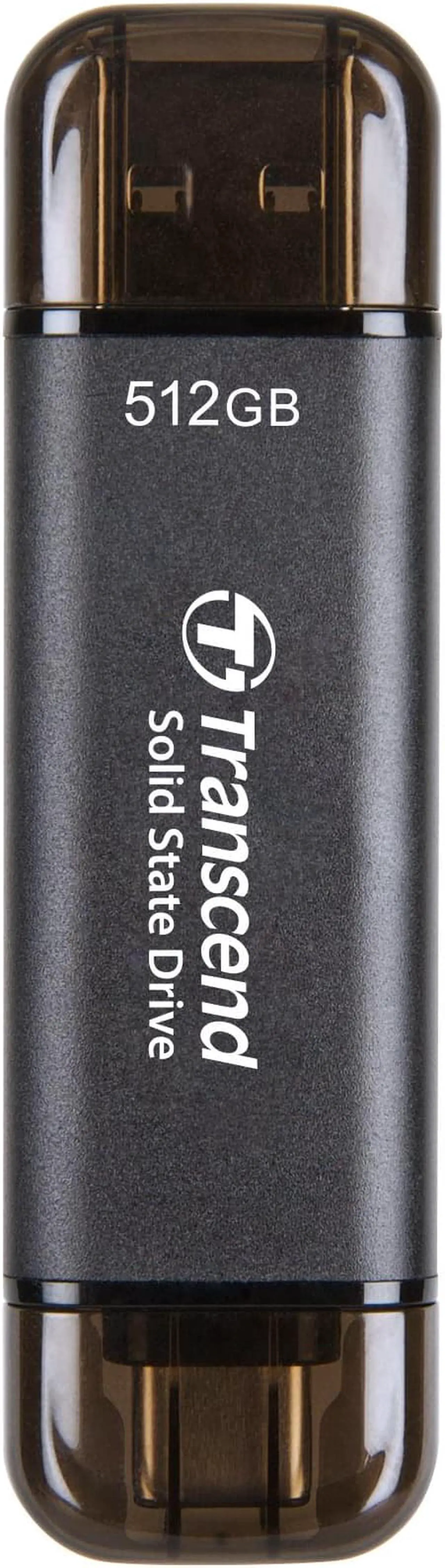 Alt view image 2 of 5 - 512GB Transcend ESD310C Dual USB Portable SSD (USB Type-A and Type-C)