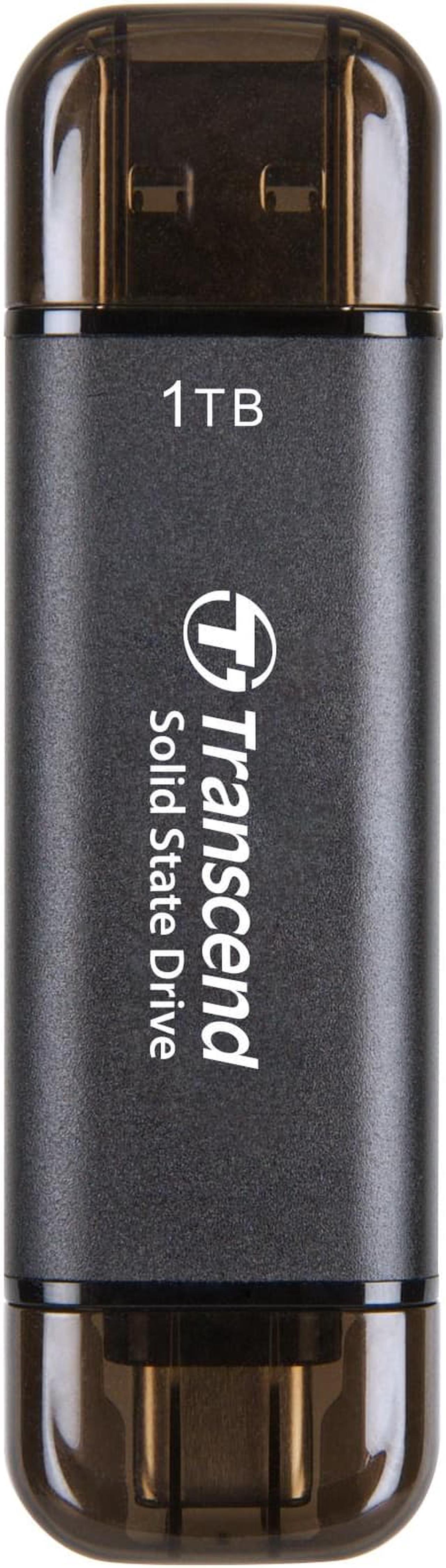 Alt view image 2 of 6 - 1TB Transcend ESD310C Dual USB Portable SSD (USB Type-A and Type-C)