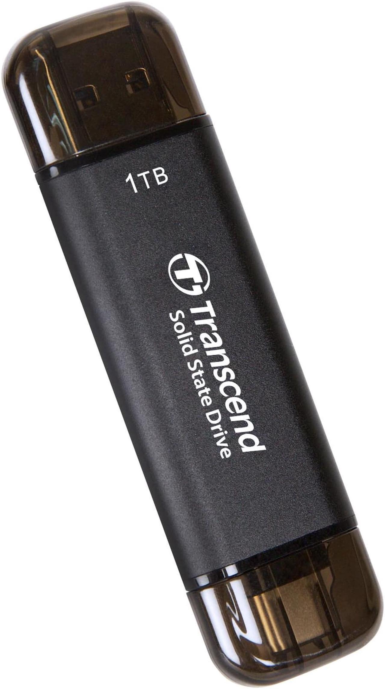 Alt view image 3 of 6 - 1TB Transcend ESD310C Dual USB Portable SSD (USB Type-A and Type-C)