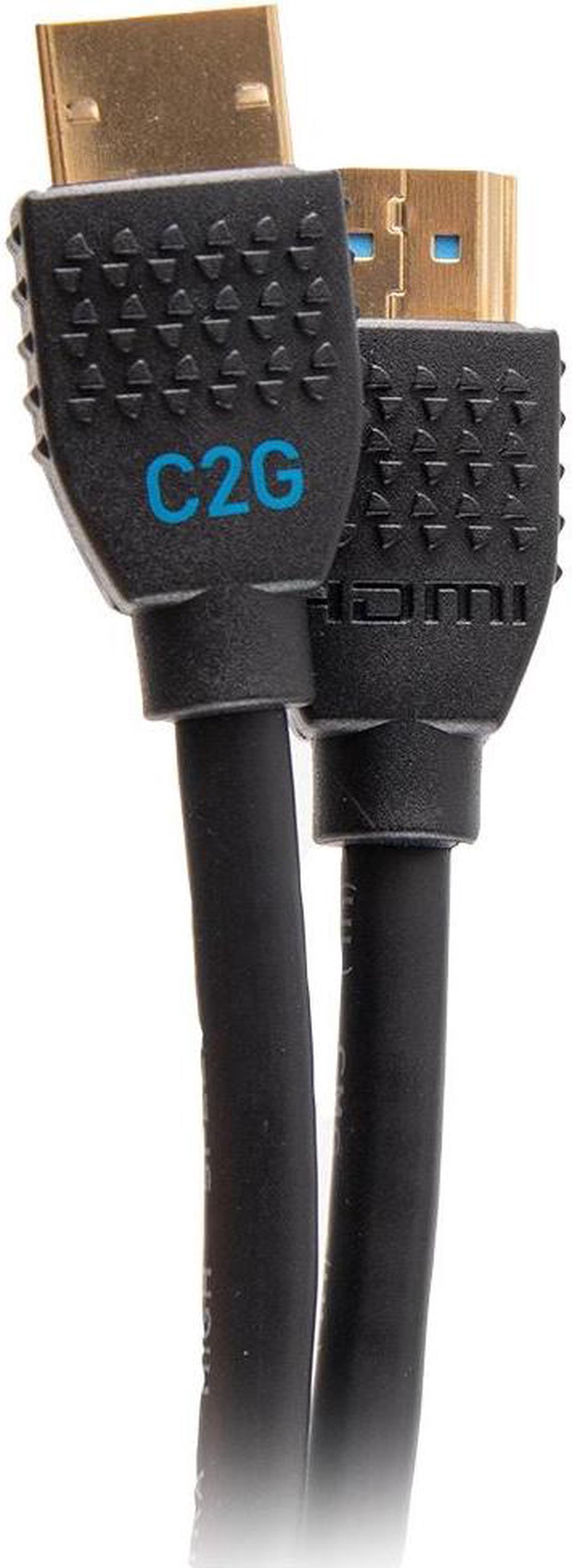 Alt view image 15 of 15 - C2G C2G10378 10 ft. Black Performance Series Ultra Flexible High Speed HDMI Cable - 4K 60Hz In-Wall, CMG (FT4) Rated Male to Male