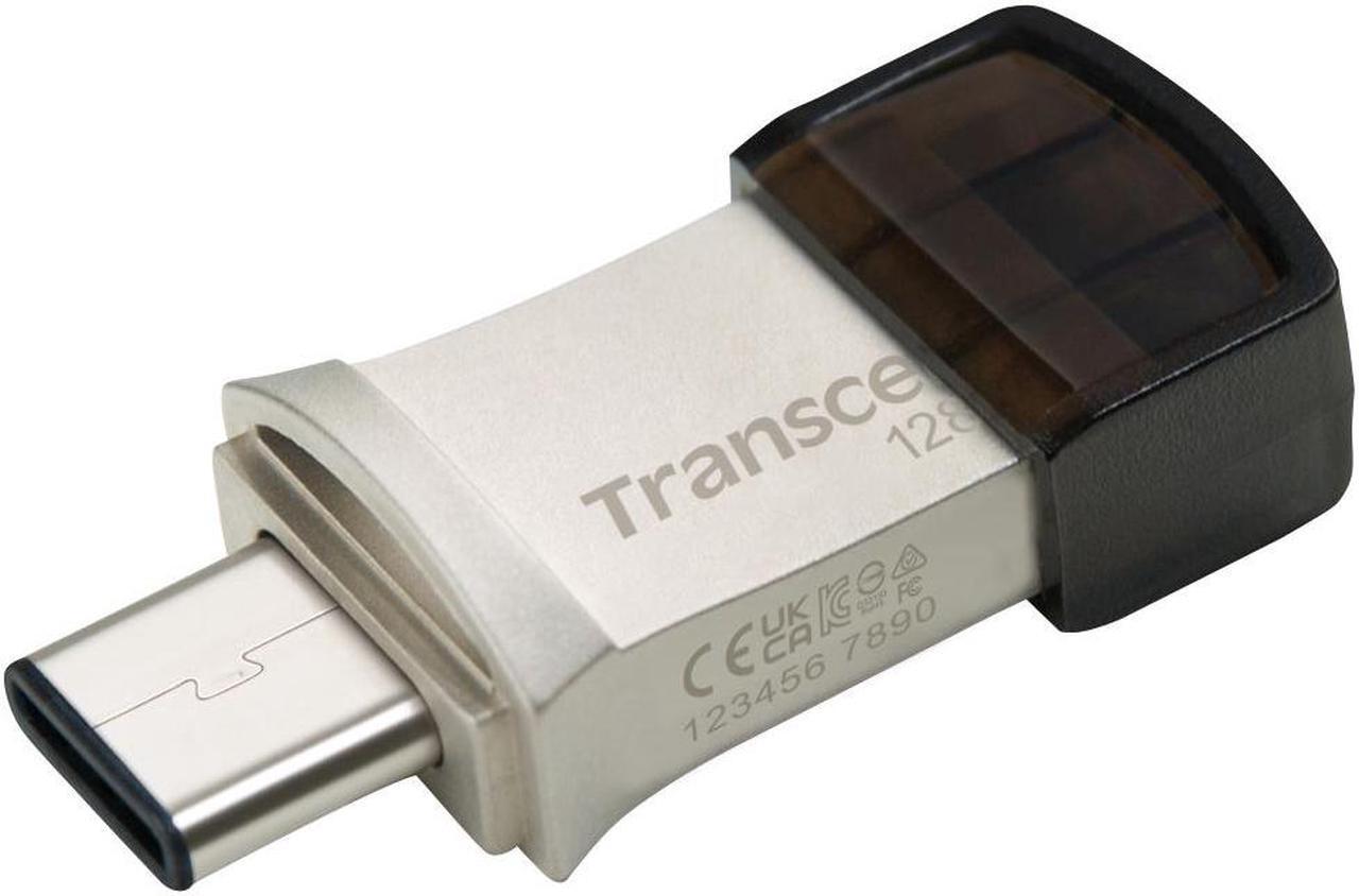 Alt view image 9 of 12 - Transcend USB Memory 128GB USB3.1 Gen1 Type-A / Type-C Both Connectors Compact Type [Free Data Recovery Software] TS128GJF890S