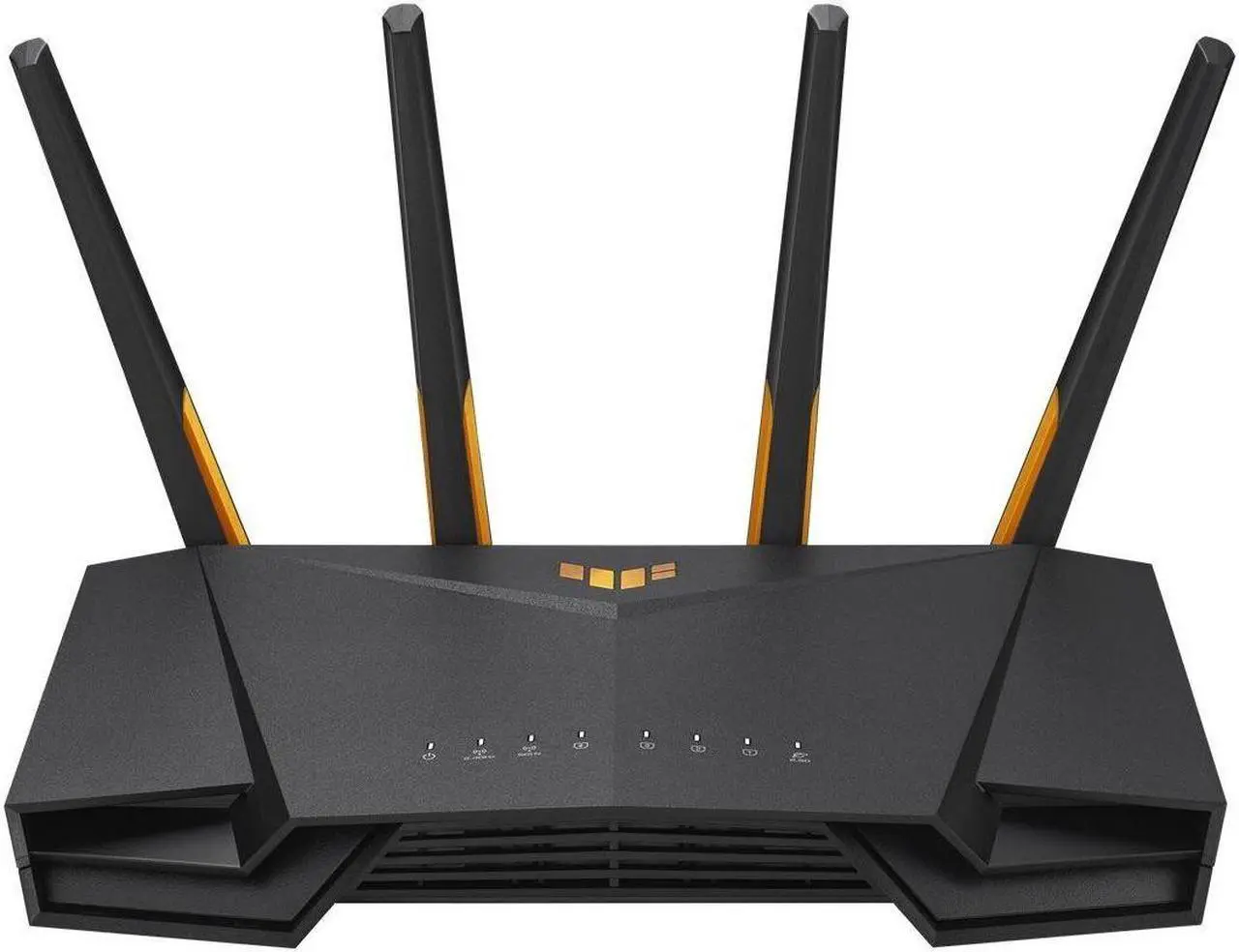 Alt view image 8 of 12 - ASUS TUF Gaming AX4200 wireless router 2,5 Gigabit Ethernet Dual-band (2.4 GHz / 5 GHz) Black, Orange