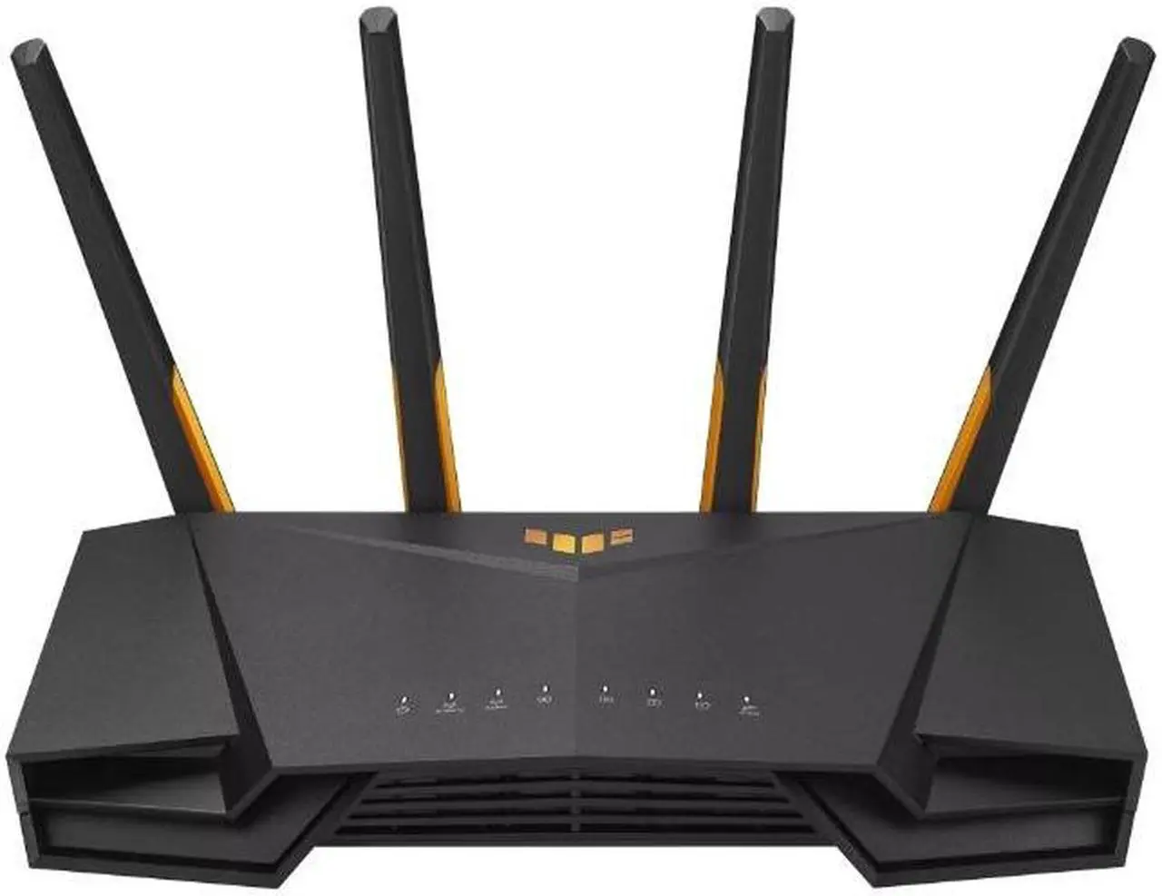 Alt view image 12 of 12 - ASUS TUF Gaming AX4200 wireless router 2,5 Gigabit Ethernet Dual-band (2.4 GHz / 5 GHz) Black, Orange