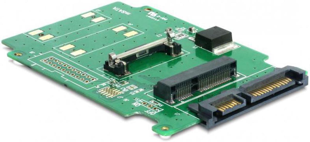 Alt view image 4 of 4 - Renice Half-Mini mSATA to 2.5" SATA SSD Convertrer Adapter Board Model RN-MSATA-AD(MINI)