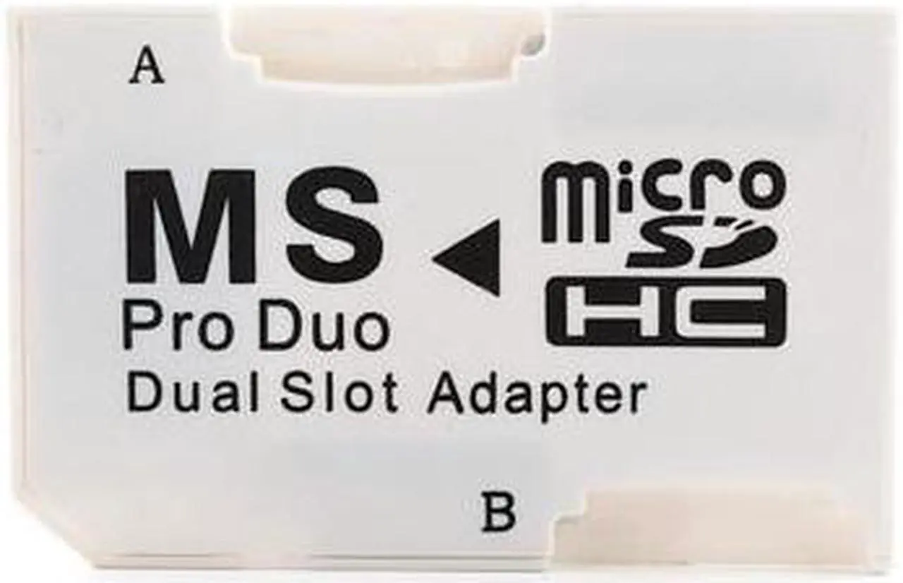 Alt view image 2 of 2 - NEON MicroSD or microSDHC to Memory Stick PRO Duo adapter. Dual slot adapter for 2 Micro Cards Model NEODUO2xAD