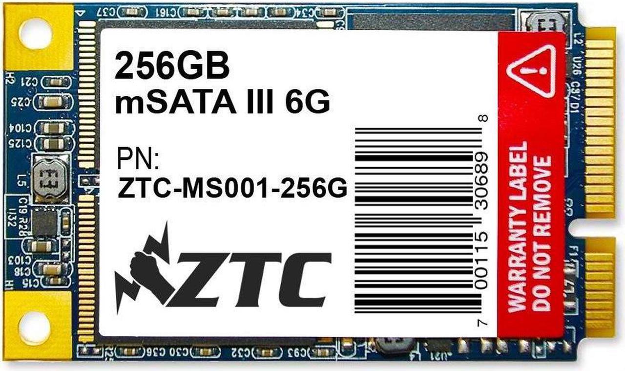 256GB ZTC Bulwark V2 mSATA 6G 50mm Solid State Disk - ZTC-MS001-256G