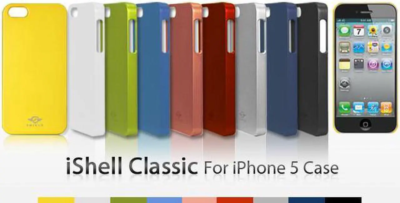 Alt view image 2 of 2 - Shield classic iShell Green Snap-On Case + High Quality Screen Protector for iPhone 5 Model CS-APP-iP5-GRN